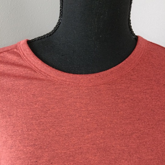 Under Armour Threadborne Shirt Mens XL Red Long Sleeve Fitted Athletic Logo - Picture 4 of 13